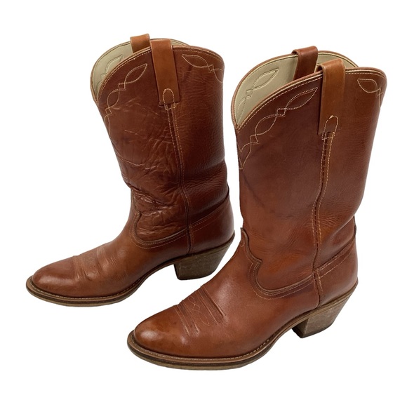 ACME Mens Western Leather Cowboy Boots - Picture 16 of 16